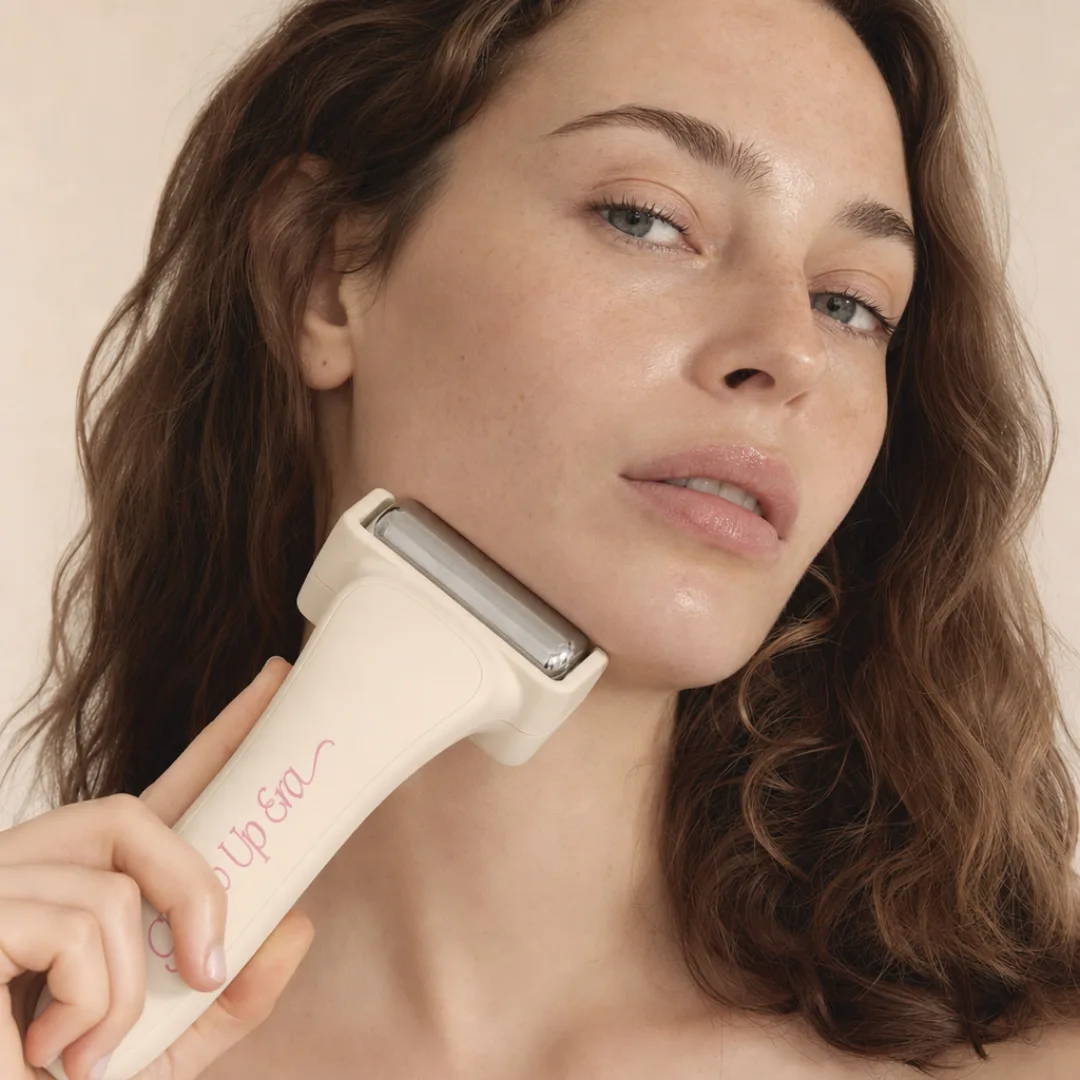 Beauty Ice Roller en uso