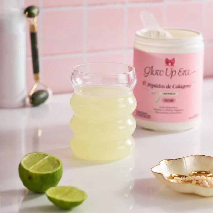 Beauty Water Limonada preparado en vaso