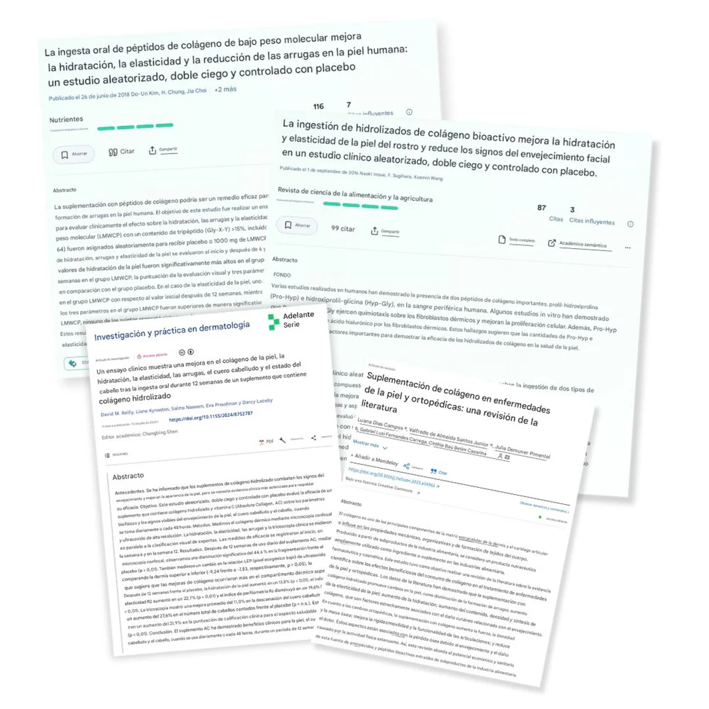 Papers científicos que respaldan la efectividad del colágeno hidrolizado